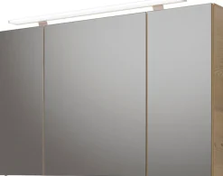 Saphir Badmöbel-Set »Serie 6025 2-teilig Mineralmarmor-Waschtisch mit LED-Spiegelschrank« 2 Stk. tlg.