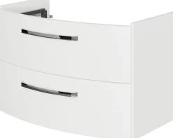 Saphir Badmöbel-Set »Serie 4010 5-teilig Keramik-Waschtisch mit LED-Spiegelschrank« Set,