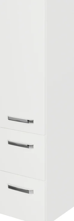 Saphir Badmöbel-Set »Serie 4010 5-teilig Keramik-Waschtisch mit LED-Spiegelschrank« Set,