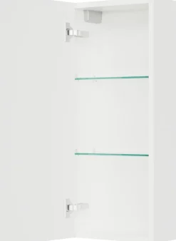Saphir Badmöbel-Set »Serie 4010 5-teilig Keramik-Waschtisch mit LED-Spiegelschrank« Set,