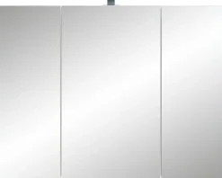 Saphir Badmöbel-Set »Serie 7045 2-teilig Mineralmarmor-Waschtisch mit LED-Spiegelschrank« Set, 2 Stk. tlg.