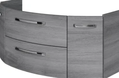 Saphir Badmöbel-Set »Serie 4010 2-teilig Keramik-Waschtisch mit LED-Spiegelschrank« Set,