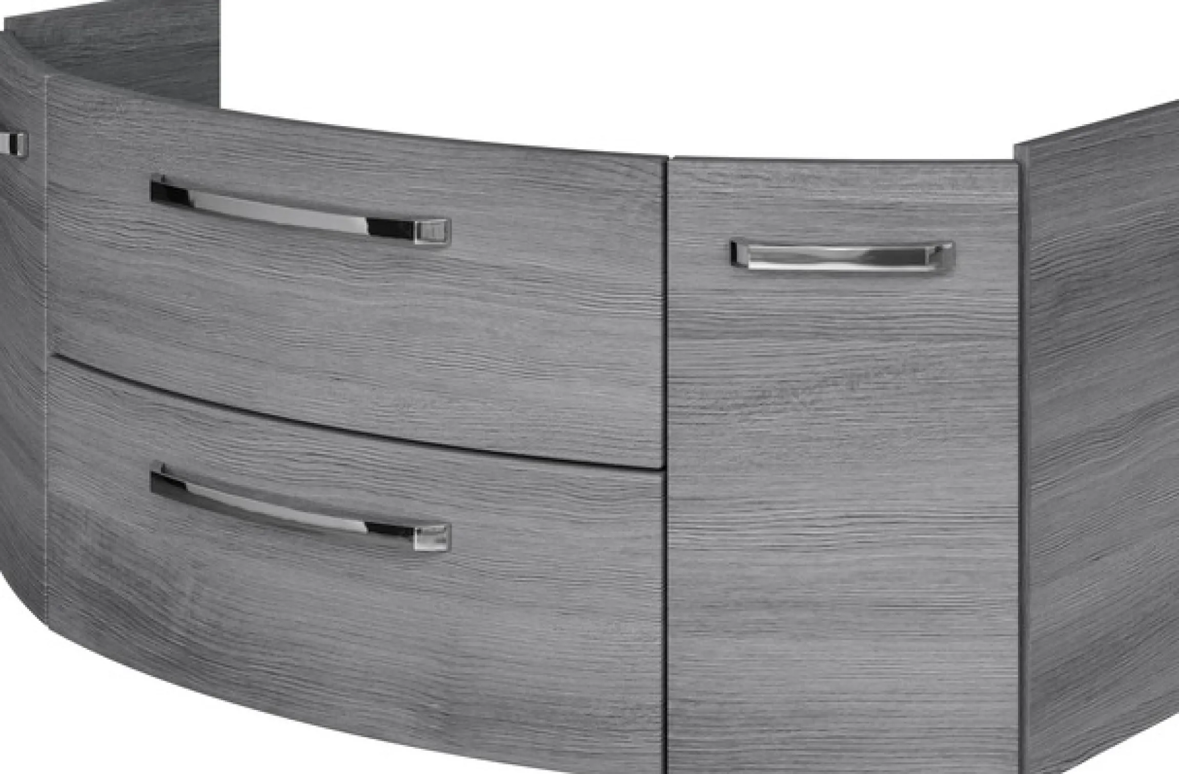 Saphir Badmöbel-Set »Serie 4010 2-teilig Keramik-Waschtisch mit LED-Spiegelschrank« Set,