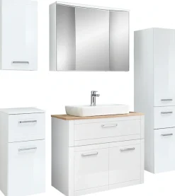 Saphir Badmöbel-Set »Serie 3007,7-teilig, mit Türdämpfern« 7 Stk. tlg.