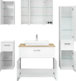 Saphir Badmöbel-Set »Serie 3007,7-teilig, mit Türdämpfern« 7 Stk. tlg.
