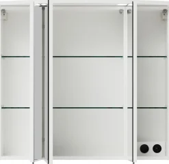 Saphir Badmöbel-Set »Serie 3006 3-teilig Keramik-Waschtisch mit Spiegelschrank« 4 Stk. tlg.