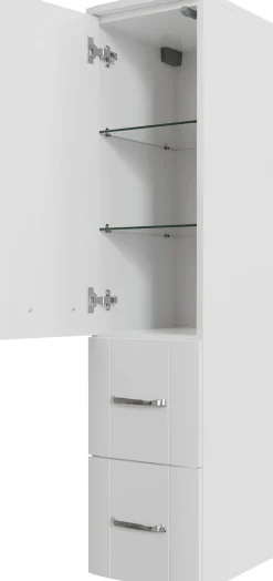 Saphir Badmöbel-Set »Serie 3006 5-teilig Keramik-Waschtisch mit Spiegelschrank« 6 Stk. tlg.