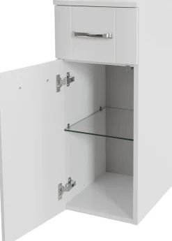 Saphir Badmöbel-Set »Serie 3006 5-teilig Keramik-Waschtisch mit Spiegelschrank« 6 Stk. tlg.