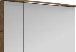 Saphir Badmöbel-Set »Serie 4010 2-teilig Keramik-Waschtisch mit LED-Spiegelschrank« Set,