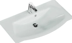 Saphir Badmöbel-Set »Serie 4005, vormontiert, Glaswaschbecken, Spiegelschrank« Set, 6 Stk. tlg.