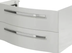 Saphir Badmöbel-Set »Serie 4005, vormontiert, Glaswaschbecken, Spiegelschrank« Set, 6 Stk. tlg.