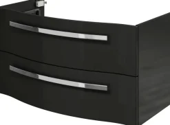 Saphir Badmöbel-Set »Serie 4005, vormontiert, Glaswaschbecken, Spiegelschrank« Set, 3 Stk. tlg.