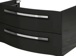 Saphir Badmöbel-Set »Serie 4005, vormontiert, Glaswaschbecken, Spiegelschrank« Set, 6 Stk. tlg.