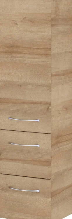 Saphir Badmöbel-Set »6005 Sprint 3-teilig, Keramik-Waschtisch mit LED-Spiegelschrank« 4 Stk. tlg.