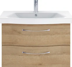Saphir Badmöbel-Set »6005 Sprint 2-teilig, Keramik-Waschtisch mit LED-Spiegelschrank« 2 Stk. tlg.