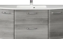 Saphir Badmöbel-Set »2-teilig, Keramikwaschtisch und Waschtischunterschrank« Set, 2 Stk. tlg.