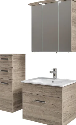 Saphir Badmöbel-Set »4-teilig,mit Spiegelschrank« Set, 4 Stk. tlg.