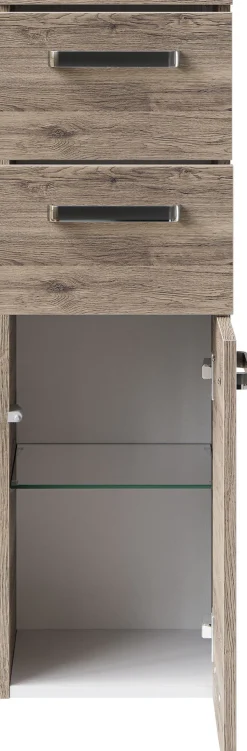 Saphir Badmöbel-Set »4-teilig,mit Spiegelschrank« Set, 4 Stk. tlg.