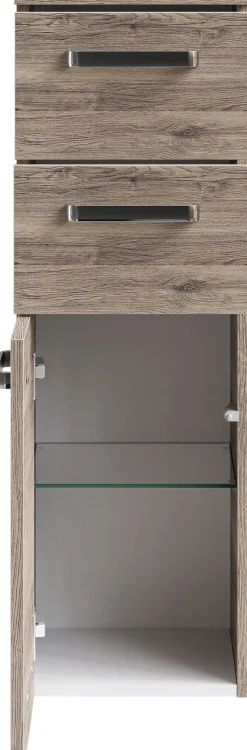 Saphir Badmöbel-Set »4-teilig,mit Spiegelschrank« Set, 4 Stk. tlg.