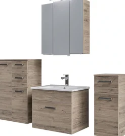 Saphir Badmöbel-Set »5-teilig, mit Spiegelschrank« Set, 5 Stk. tlg.