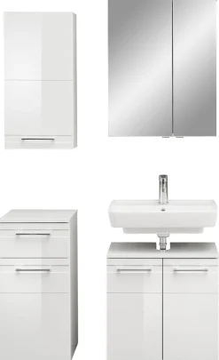 Saphir Badmöbel-Set »4-teilig, mit Türdämpfer« Set, 4 Stk. tlg.