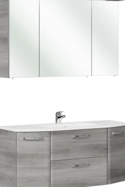 Saphir Badmöbel-Set »3-teilig, mit Spiegelschrank« Set, 3 Stk. tlg.