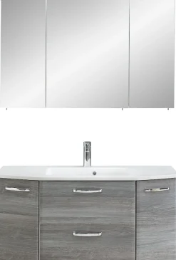 Saphir Badmöbel-Set »3-teilig, mit Spiegelschrank« Set, 3 Stk. tlg.