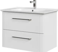 Saphir Badmöbel-Set »Waschtisch Serie 3006 Keramik-Waschtisch mit Unterschrank, 80 cm breit« 2 Stk. tlg.