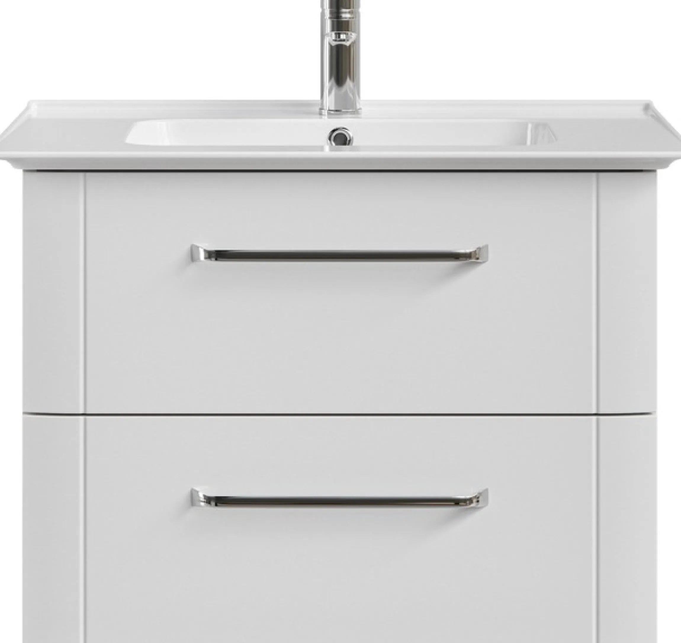 Saphir Badmöbel-Set »Waschtisch Serie 3006 Keramik-Waschtisch mit Unterschrank, 80 cm breit« 2 Stk. tlg.
