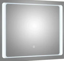 Saphir Badspiegel »Quickset Spiegel inkl. LED-Beleuchtung und Touchsensor, 90 cm breit« Flächenspiegel rechteckig, 12V LED, 20 Watt, Wandspiegel