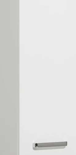 Saphir Hängeschrank »Quickset Wand-Badschrank 25 cm breit mit 1 Tür und 2 Einlegeböden« Badezimmer-Hängeschrank inkl. Türdämpfer, Griffe in Chrom Glanz