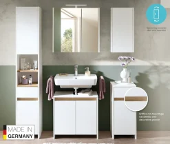 Saphir Hängeschrank »Quickset 100, Badschrank 32,4 cm, 1 Tür, 1 Einlegeboden« Badezimmer-Hängeschrank, Wandschrank