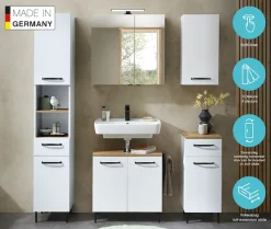 Saphir Hängeschrank »Quickset 500, Badschrank 32,4 cm, 1 Tür, 2 Einlegeboden« Badezimmer-Hängeschrank, Wandschrank