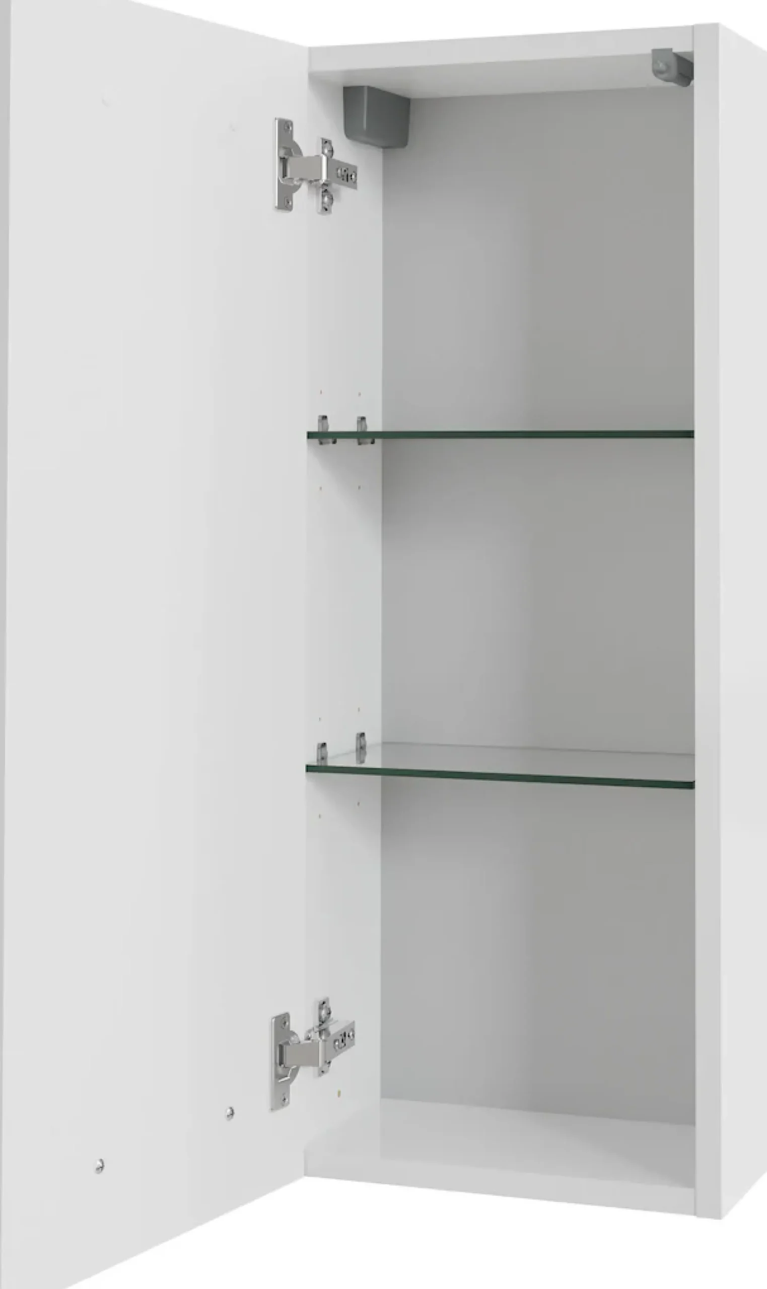 Saphir Hängeschrank »Serie 3006 Badschrank 30cm breit,1 Tür,2 Glaseinlegeböden« Badezimmer-Hängeschrank inkl. Türdämpfer, Wandschrank 73 cm hoch