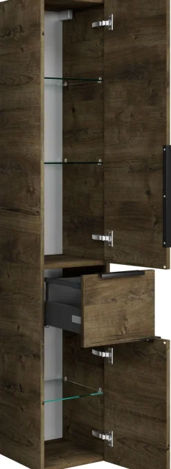 Saphir Hochschrank »2 Drehtüren, 1 Auszugmit Soft-Close« 1 Stk. tlg.