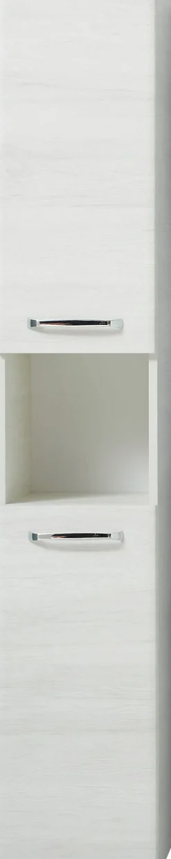 Saphir Hochschrank »Quickset Badschrank 30 cm breit, 2 Türen, 1 Nische, 3 Einlegeböden« Badezimmer-Hochschrank inkl. Türdämpfer, Griffe in Chrom glänzend