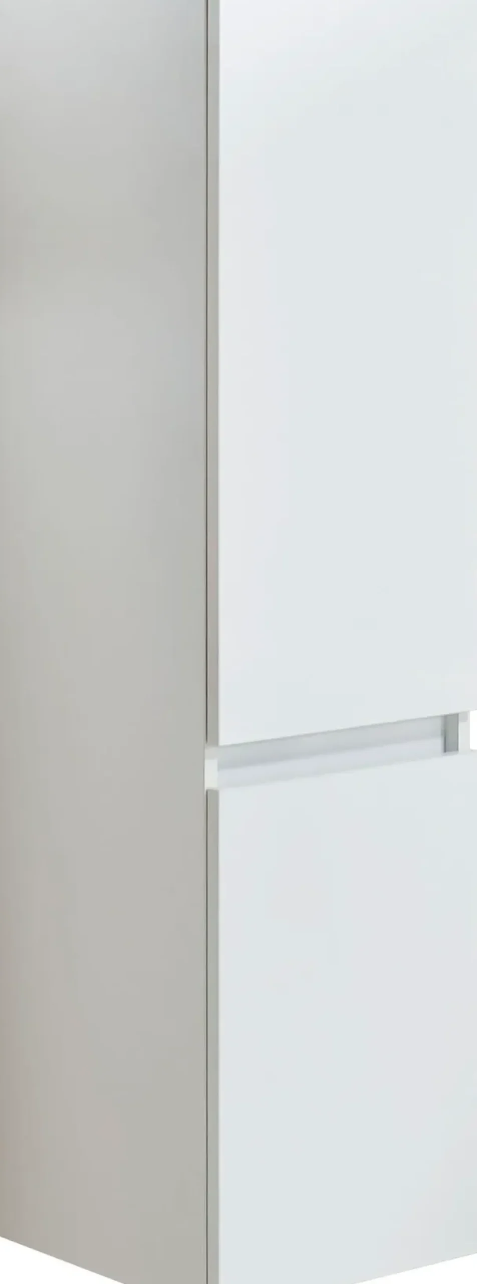 Saphir Midischrank »Quickset 360 Badschrank in Weiß Glanz mit 2 Türen, 3 Glas-Einlegeböden« inkl. Türdämpfer, 35 cm breit, 124,5 cm hoch, grifflos, wandhängend