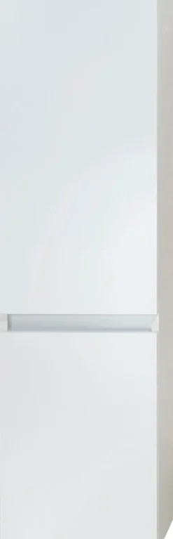 Saphir Midischrank »Quickset 360 Badschrank in Weiß Glanz mit 2 Türen, 3 Glas-Einlegeböden« inkl. Türdämpfer, 35 cm breit, 124,5 cm hoch, grifflos, wandhängend