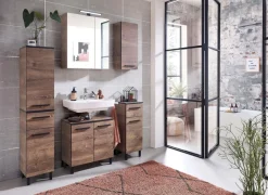 Saphir Unterschrank »Quickset 374 Badschrank, 1 Tür, 1 Schublade, inkl. Türdämpfer« Badezimmer-Unterschrank, Eiche Ribbeck quer Nachbildung, 30 cm breit