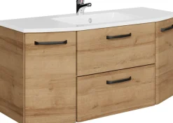 Saphir Waschtisch »Quicket 318, mit Keramikbecken, 112cm breit« 2 Stk. tlg.