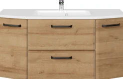Saphir Waschtisch »Quicket 318, mit Keramikbecken, 112cm breit« 2 Stk. tlg.