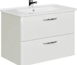 Saphir Waschtisch »Quickset 326, mit Keramikbecken, 80cm breit« 2 Stk. tlg.