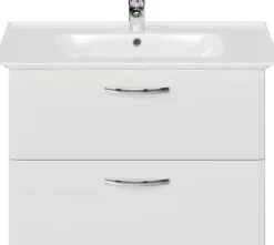 Saphir Waschtisch »Quickset 326, mit Keramikbecken, 80cm breit« 2 Stk. tlg.