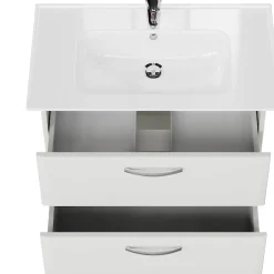 Saphir Waschtisch »Quickset 326, mit Keramikbecken, 80cm breit« 2 Stk. tlg.