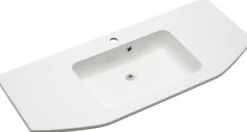 Saphir Waschtisch »Quickset 327 Waschtisch mit Unterschrank, inkl Türdämpfer« Anthrazit Hochglanz, Waschplatz mit 2 Türen, 1 Klappe, 1 Auszug