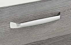 Saphir Waschtisch »Quickset Waschplatz, Mineralmarmor-Waschtisch, 112 cm breit, 2 Türen« Unterschrank mit Waschbecken, inkl. Türdämpfer, Griffe Chrom Glanz