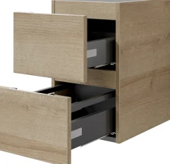Saphir Waschtisch »Serie 4035 Keramik-Aufsatzbecken mit Unterschrank, 118 cm breit« Waschplatz, 4 Schubladen, inkl. Schubladendämpfer, mit Griffuge