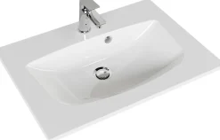 Saphir Waschtisch »Serie 6025 Mineralmarmor-Waschtisch mit Unterschrank, 67 cm breit« 2 Stk. tlg. Waschplatz mit 2 Schubladen, hängend, verschiedene Ausführungen