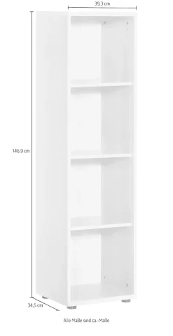 Schildmeyer Aktenregal »Serie 200,Aktenregal , Made in Germany, B: 39,3 cm« Solide Verarbeitung - Dieses Produkt ist in Deutschland gefertigt