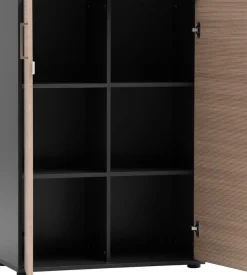 Schildmeyer Aktenschrank »METZ, 2 Türen in Canello, Höhe 113,4 cm, 6 Fächer, MADE IN GERMANY« 1 Stk. tlg. Fronten in Canello,MADE IN GERMANY